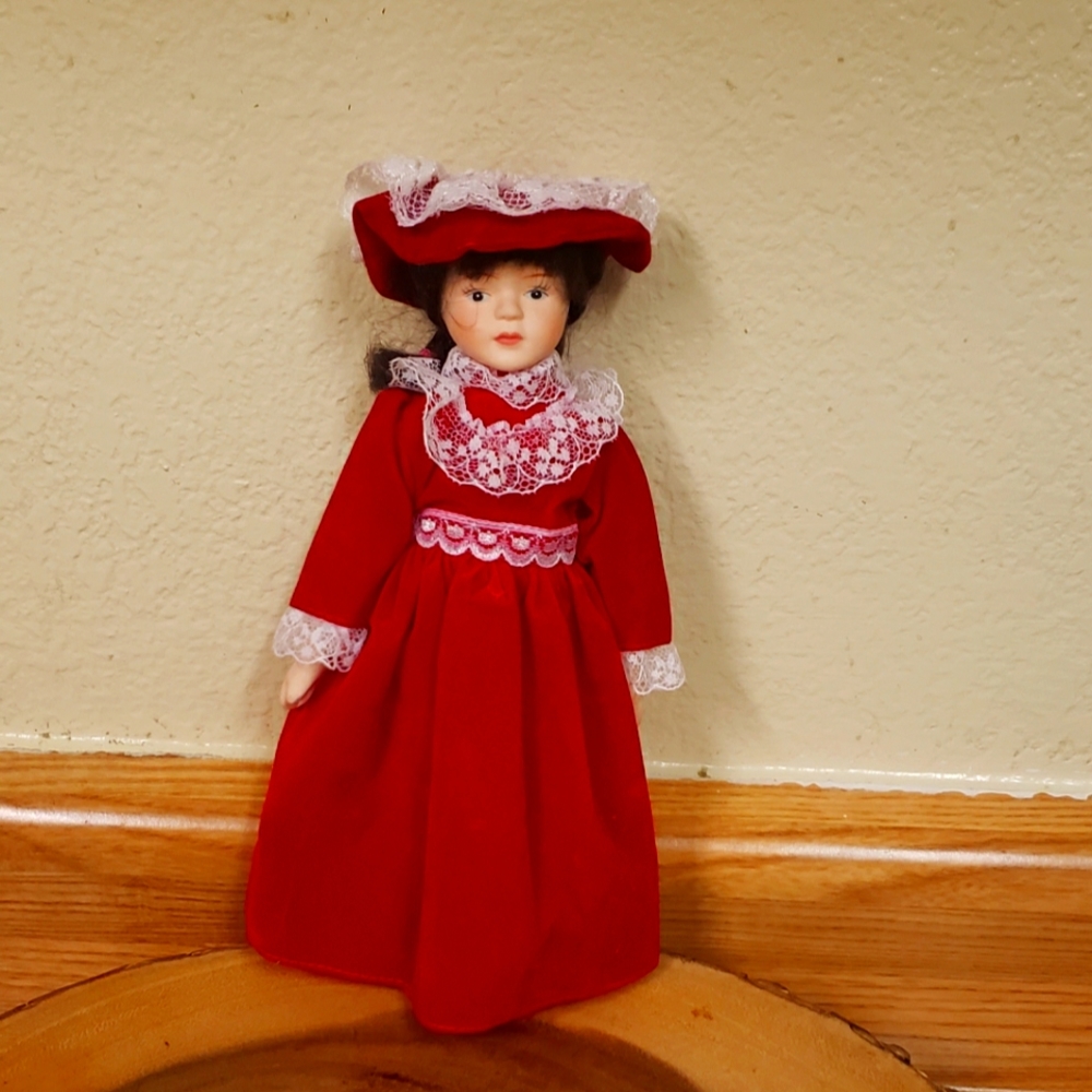 Vintage porcelain doll